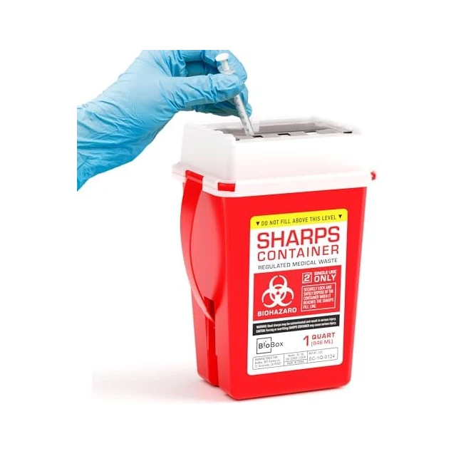 Portable Sharps Container 1 Quart product image